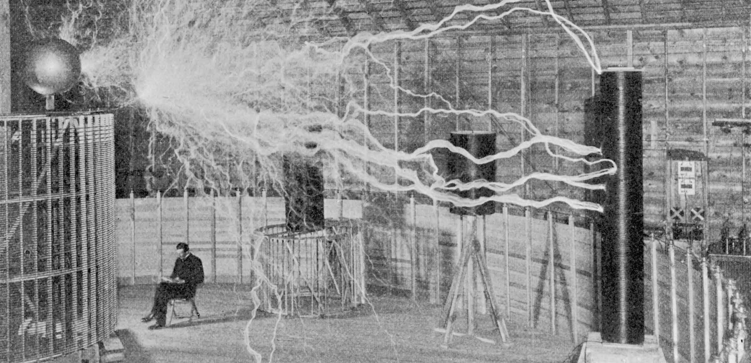 Ilustración Nikola Tesla.